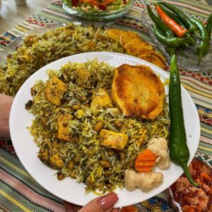 لوبیا پلوی شیرازی (فارس)