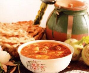 آبگوشت قنبید یا آبگوشت قنبیت (قم)