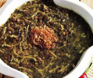 آش پرپۆڵه یا آش عدس (کردستان)