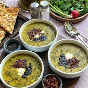 آش عدس بلغور (کردستان)