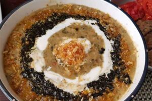 آش ترخینه یا سوپ ترخینه (کرمانشاه) و (همدان) و (لرستان)