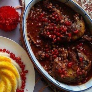 خورش انار مسما یا خورش انار دانه مسما (گیلان)