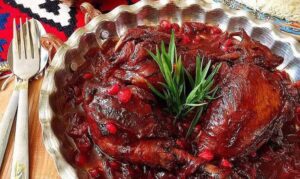 فسنجان با گوشت مرغابی (مازندران)